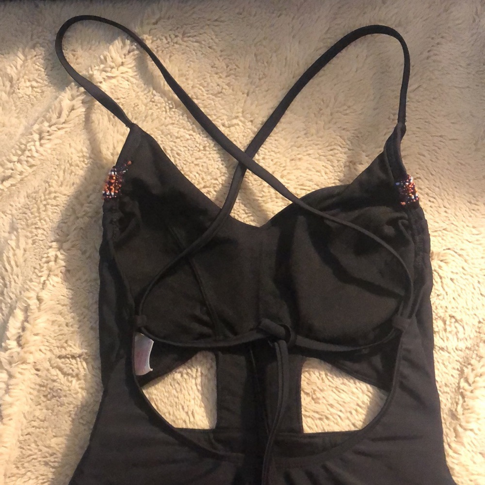 🔹4 for $30 NWOT Xhilaration Black Cut Out One Piece, size XS - Picture 5 of 6